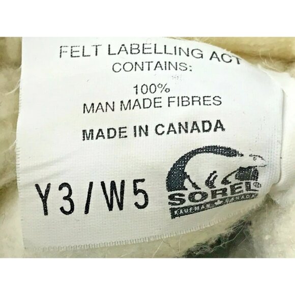 Eddie Bauer Sorel Womens Black Lace Up Comfort Snow Boots Size US Y 3/W 5 - Picture 9 of 9